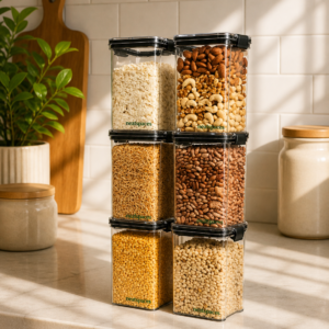 lock airtight kitchen storage containers, 700ml