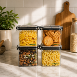 lock airtight kitchen storage containers, 700ml