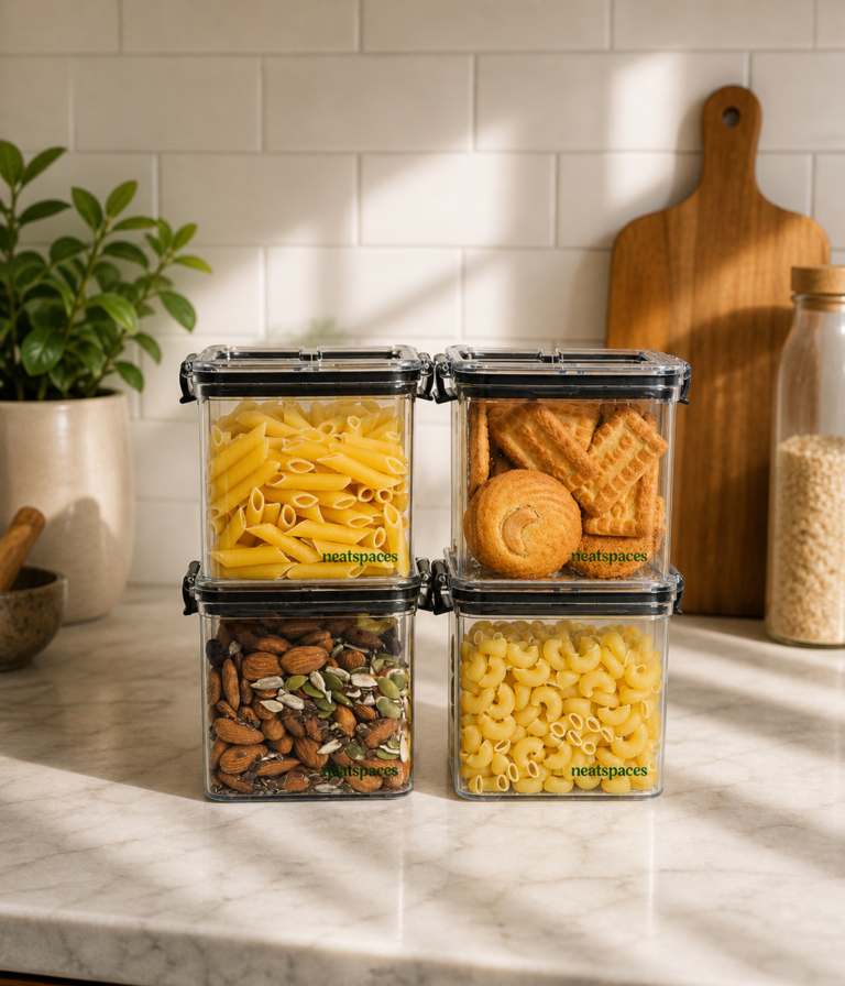 lock airtight kitchen storage containers, 700ml