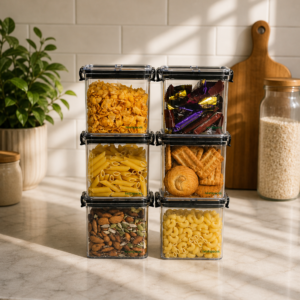 lock airtight kitchen storage containers, 700ml