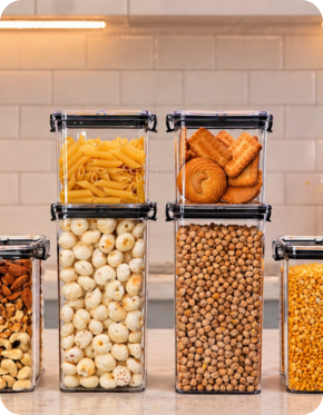 lock airtight kitchen storage containers, 700ml