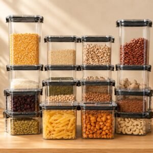 Combo Pack Lock & Lock Airtight Kitchen Storage Containers (400x6, 700x6, 1200x4)
