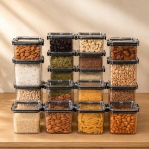 Combo Pack Lock & Lock Airtight Kitchen Storage Containers (400x4, 700x4, 1200x4, 1700x4)